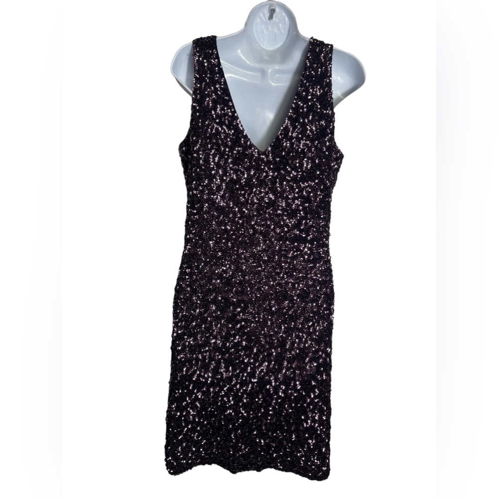 CACHET size 14 stunning purple sequined cocktail dress‎ PERFECT 💜💜💜 - Picture 4 of 5